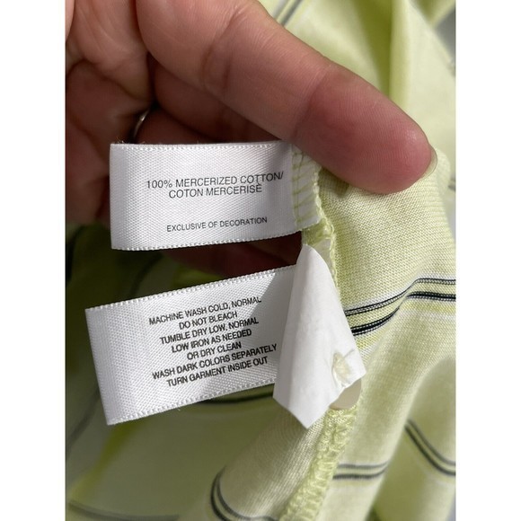 Cutter & Buck Mens Light‎ Green Short Sleeve Polo Shirt - Size L - Picture 4 of 7